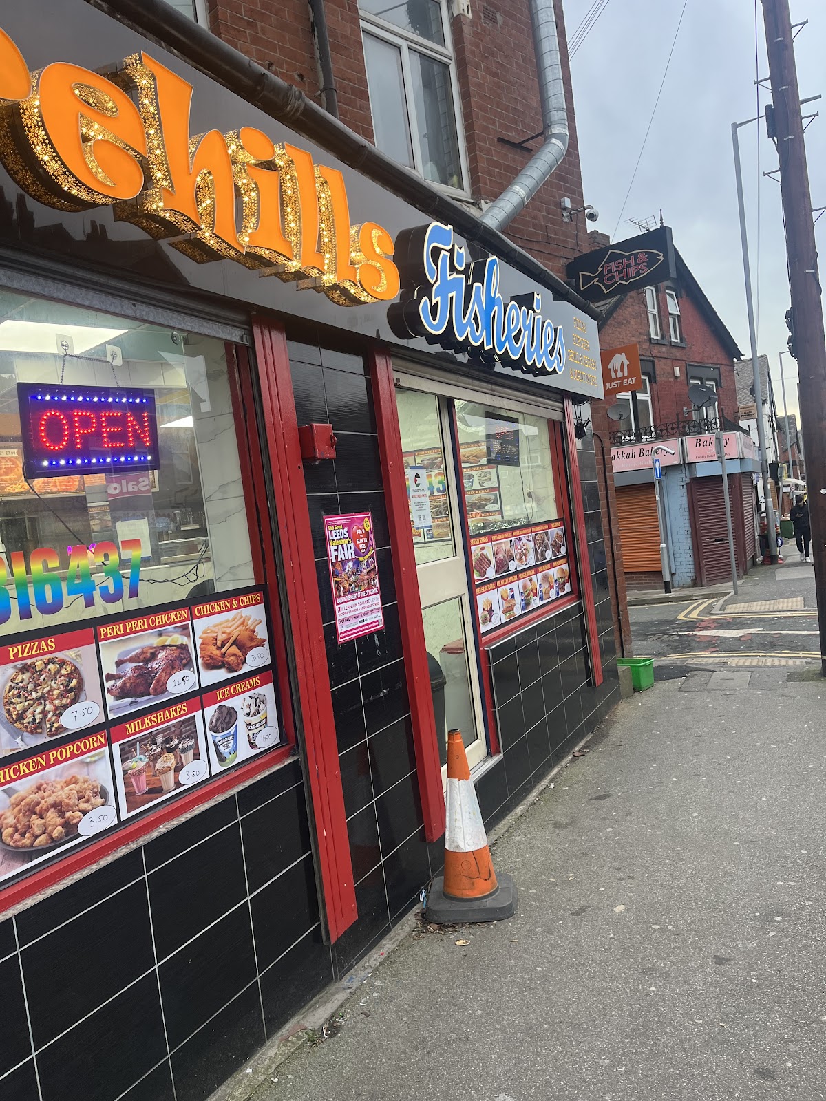 Food at Harehills Fishries